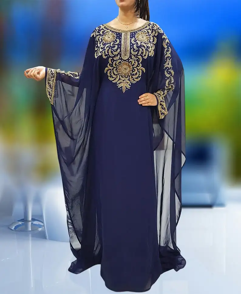 DUBAI FANCY KAFTAN PARTYWEAR FARASHA TRENDY CAFTAN STYLE
