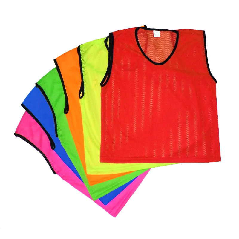 reversible sports soccer football rugby training bibs vests