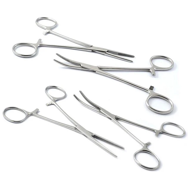 Professional High Quality Stainless Steel Hemostatic Forceps Set of 4 pcs surgical Instruments