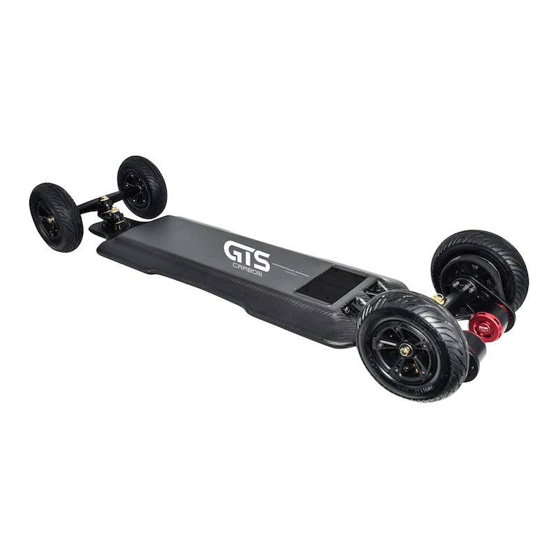 High End Carbon Fiber Electric Skateboard with Big Wheel and Street Wheel Suitable for Professional Rider