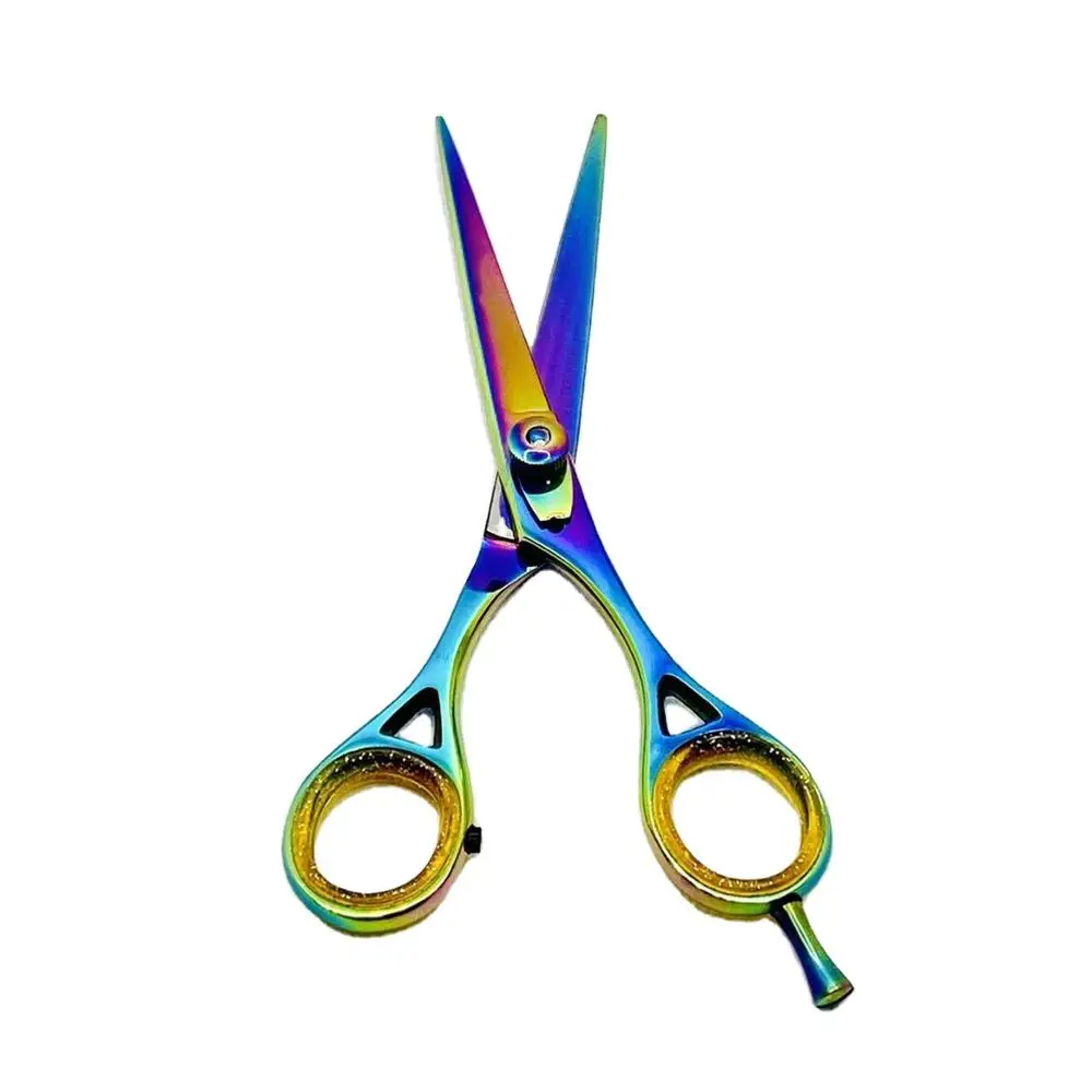
Professional Barber Scissors 440c Hair Cutting Scissors Barber Shears Rainbow Color Barber Salon Scissors Hairstyling Tools 