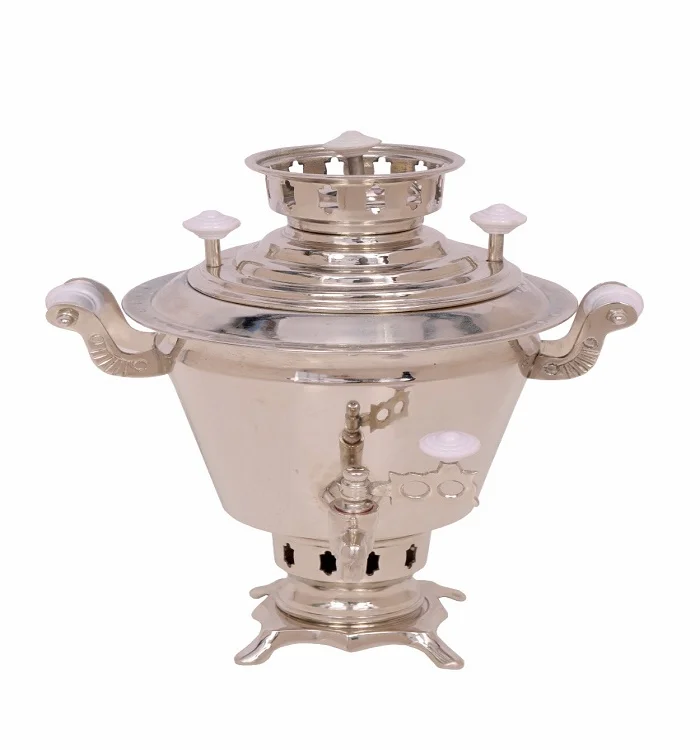 Посеребренный уголь Samovar высококачественные латунные кастрюли и чайники набор питьевых колышек по привлекательной цене