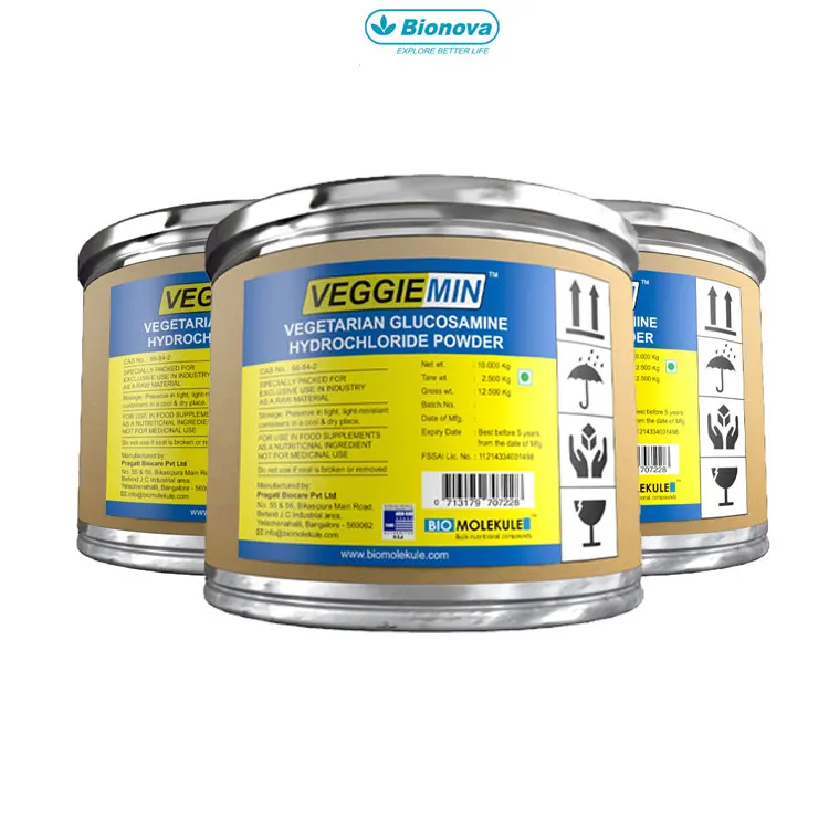 
Zero Animal Source 100% Vegetarian Glucosamine Hydrochloride HCL Powder 