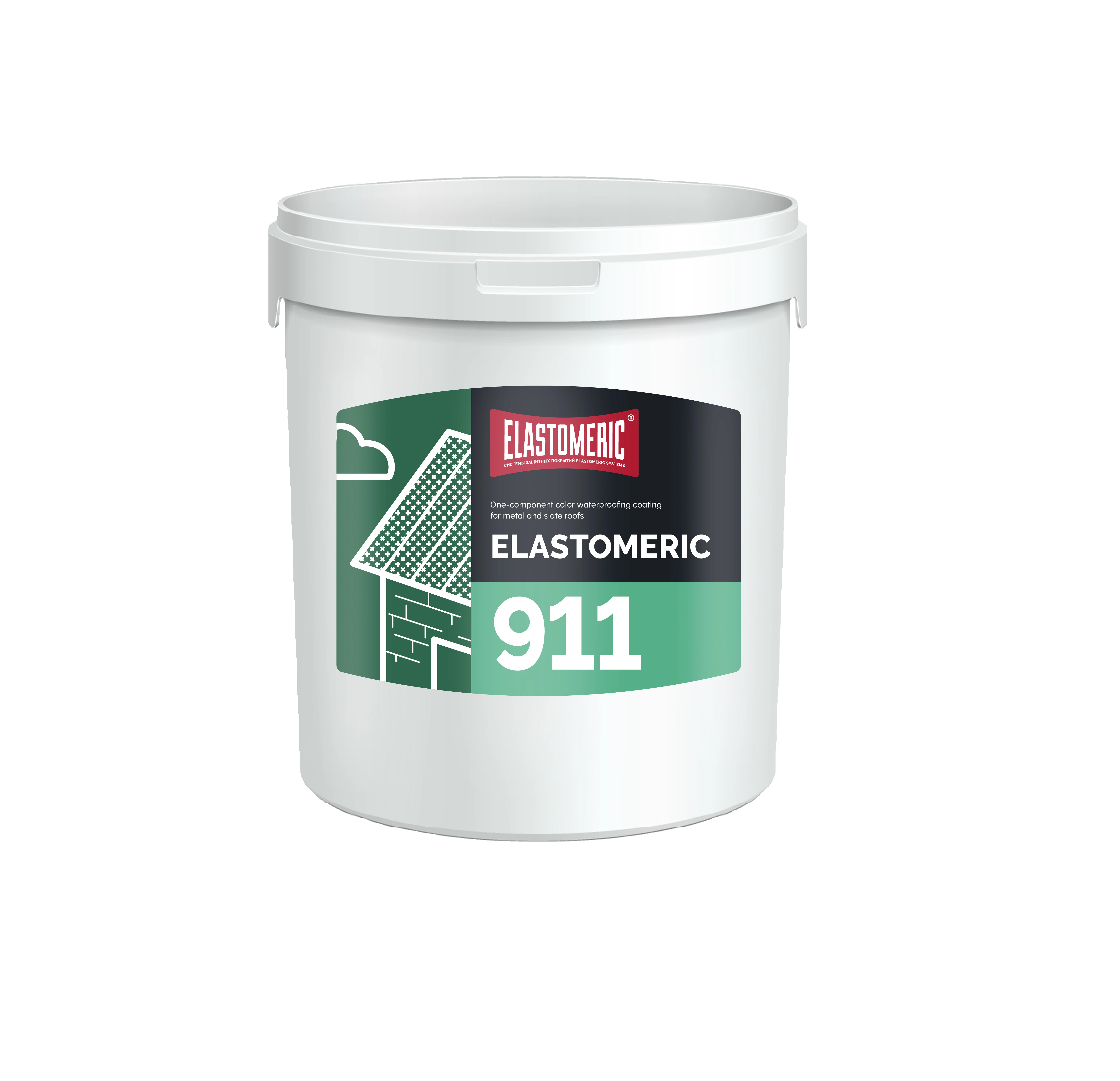 Elastomeric 911 ( 3 kg ) Waterproofing of metal roofs with full painting RAL 3003