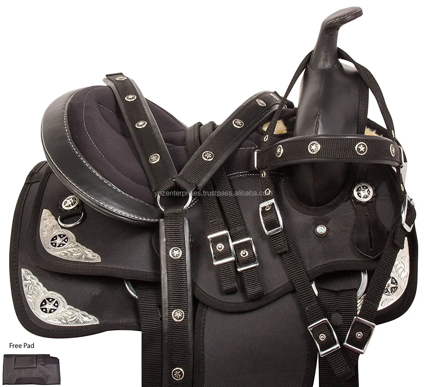 Premium Horse Western Synthetic Corner With Pad Classic Design Horse Western Saddle Genuine Quality