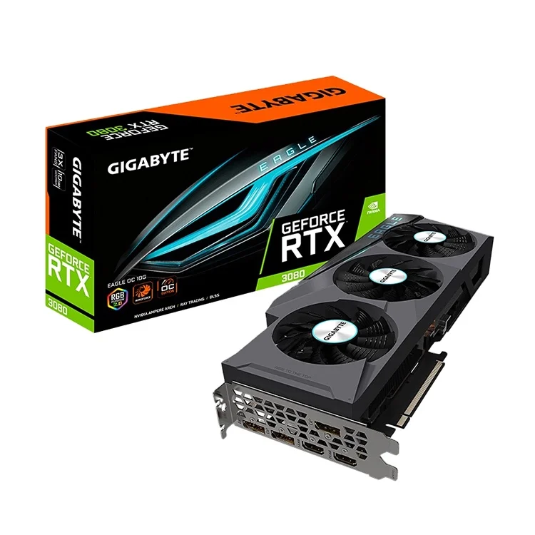 
IN STOCK GIGABYTE n VIDIA RTX 3080 EAGLE OC 10G Gaming Graphics Card with GDDR6X Memory buy 5 get 1 free 