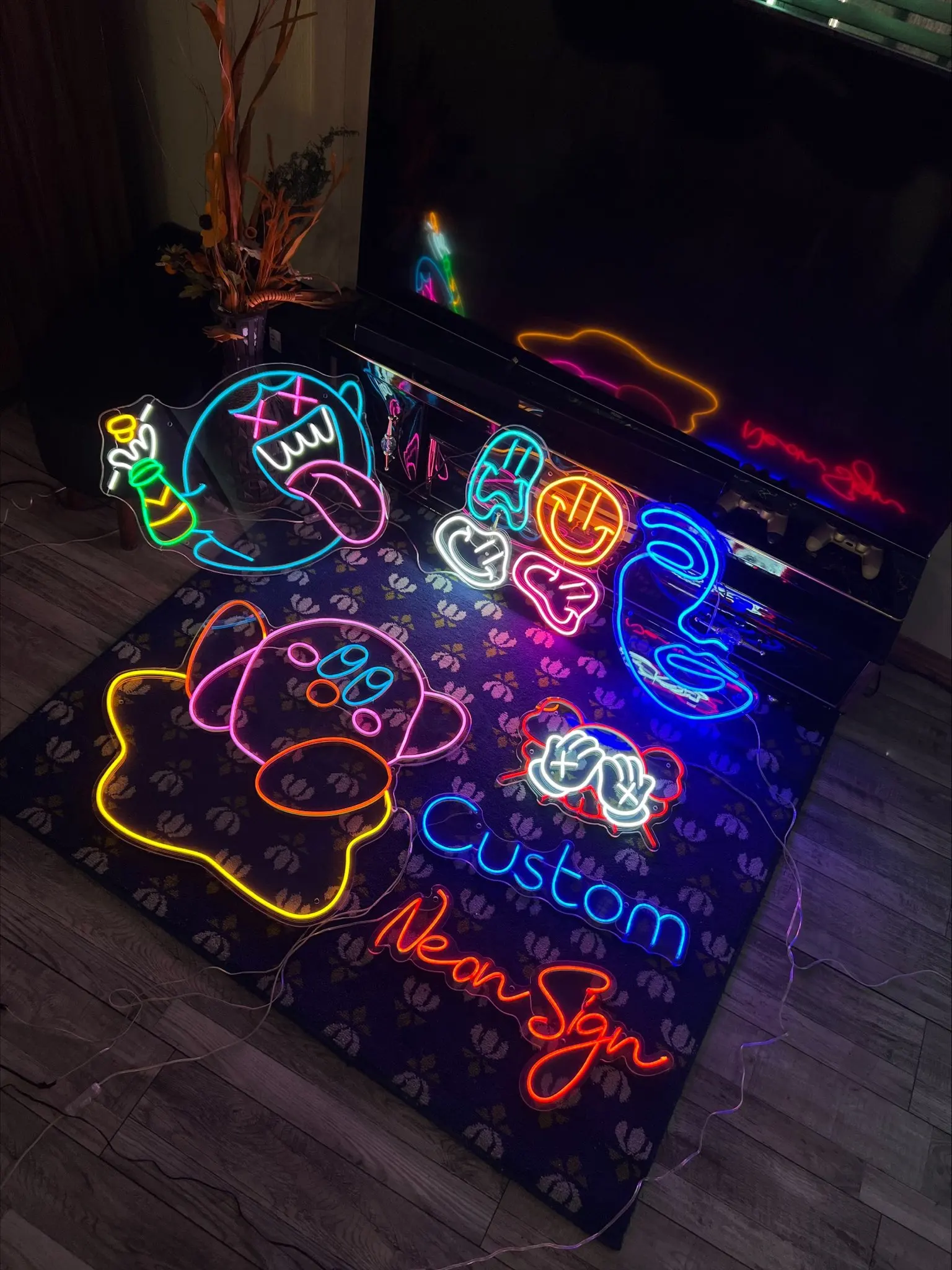 Neon Signs Custom LED Flex Personalized Lights Indoor Outdoor Use Waterproofing Ad-on For Weddings And Events ns-atmosphere