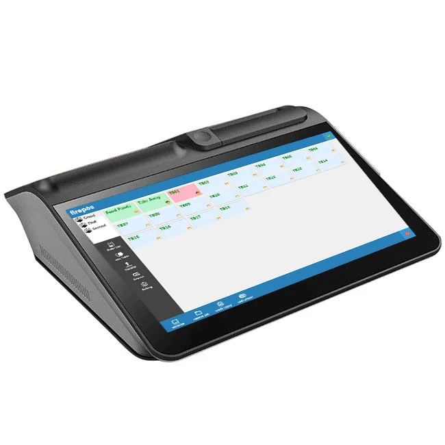 TCANG touch screen pos clothing store system billing cashier 11.6 inch payment NFC scanner printer all-in-one hardware for sale