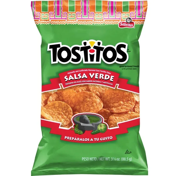 
Tortilla Chips TOSTITOS SABRITAS Salsa Verde 
