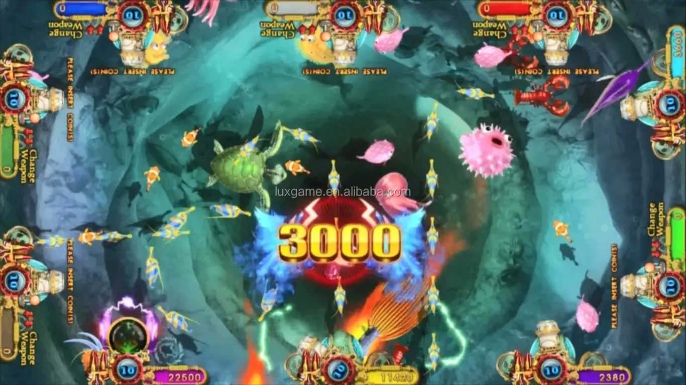  2021 США Новейшая Высокая прибыль 4 игрока рыба игровой стол Ocean king 3 Plus