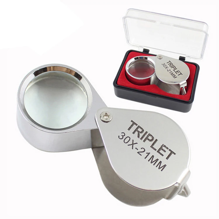 high power mini stamp collect jewelry magnifying glass