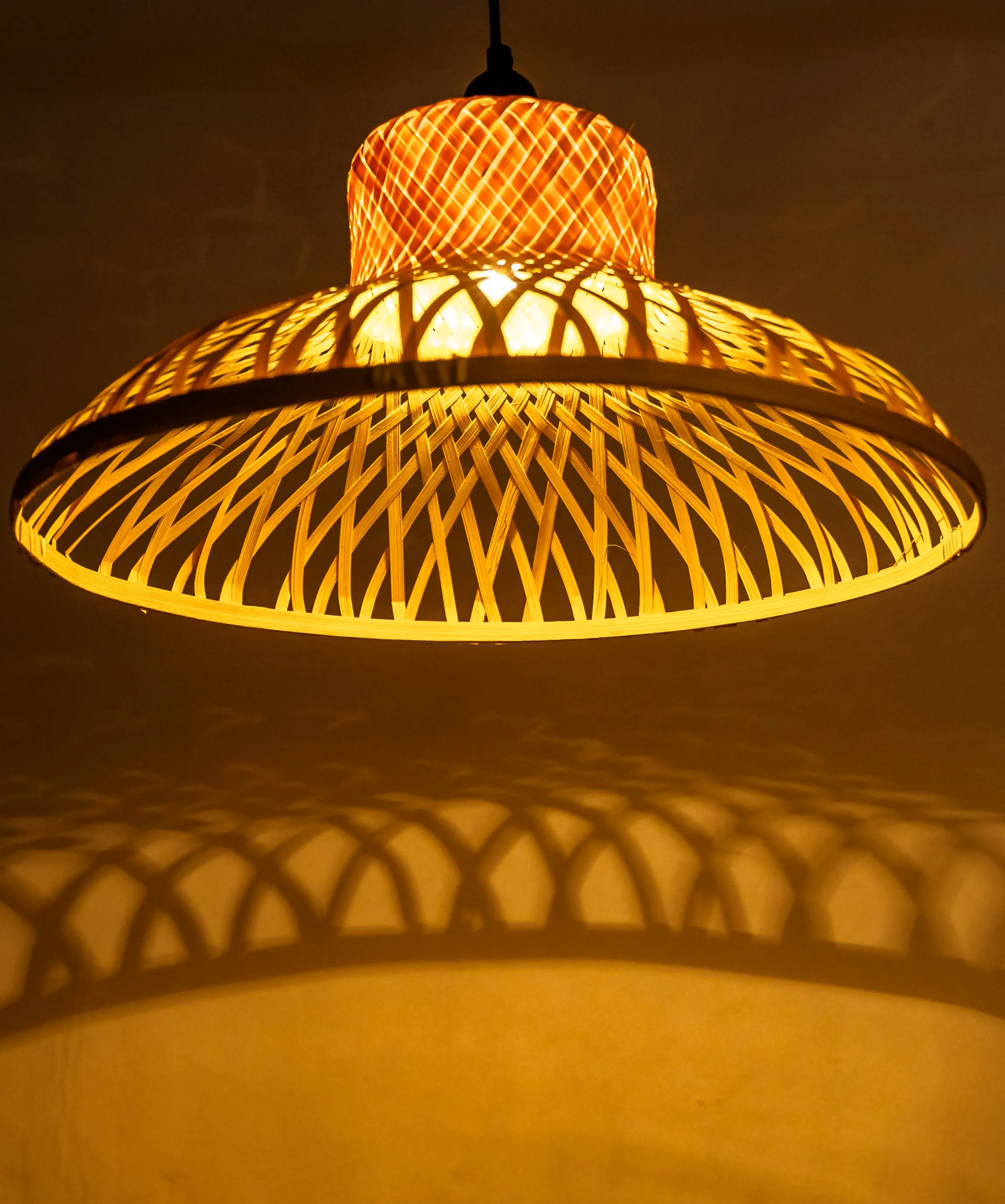  Бамбуковый декоративный подвесной светильник оттенки освещение натуральный бамбук ручной работы дизайн на заказ бамбуковый тканый фонарь