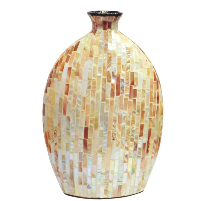 Wholesale mother of pearl flower vase for home decor and wedding 2020