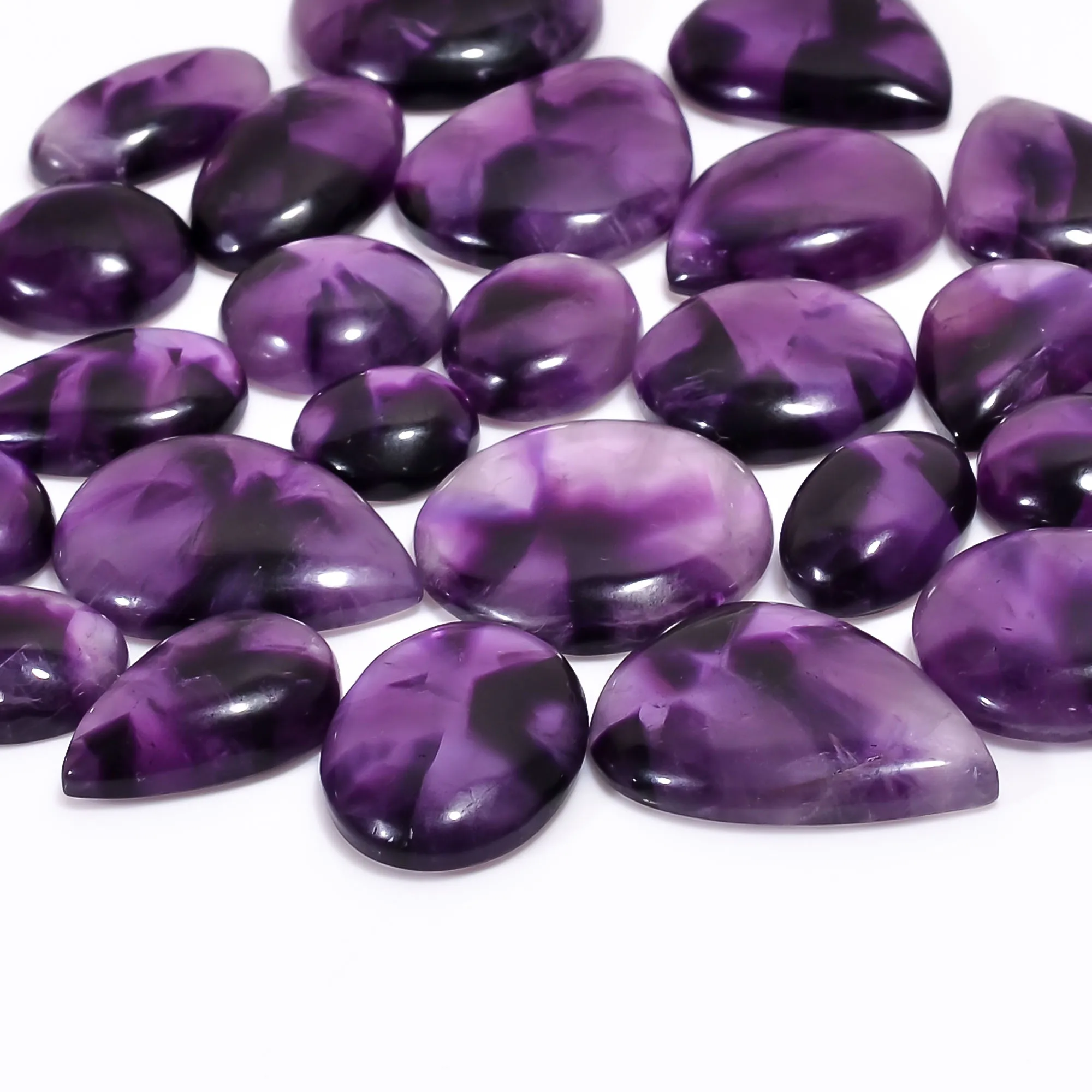 Natural Trapiche Amethyst Cabochon Cut Loose Gemstone Pendant Ring Necklace Jewelry Designer Gemstone Cabochons Cut Loose Gems