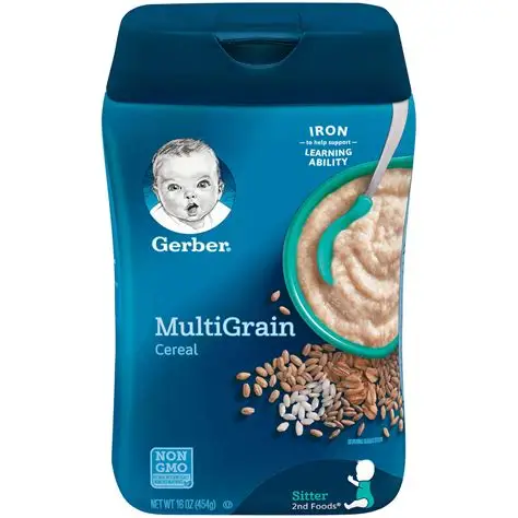 Детские хлопья GERBER Multigrain, 8 шт.