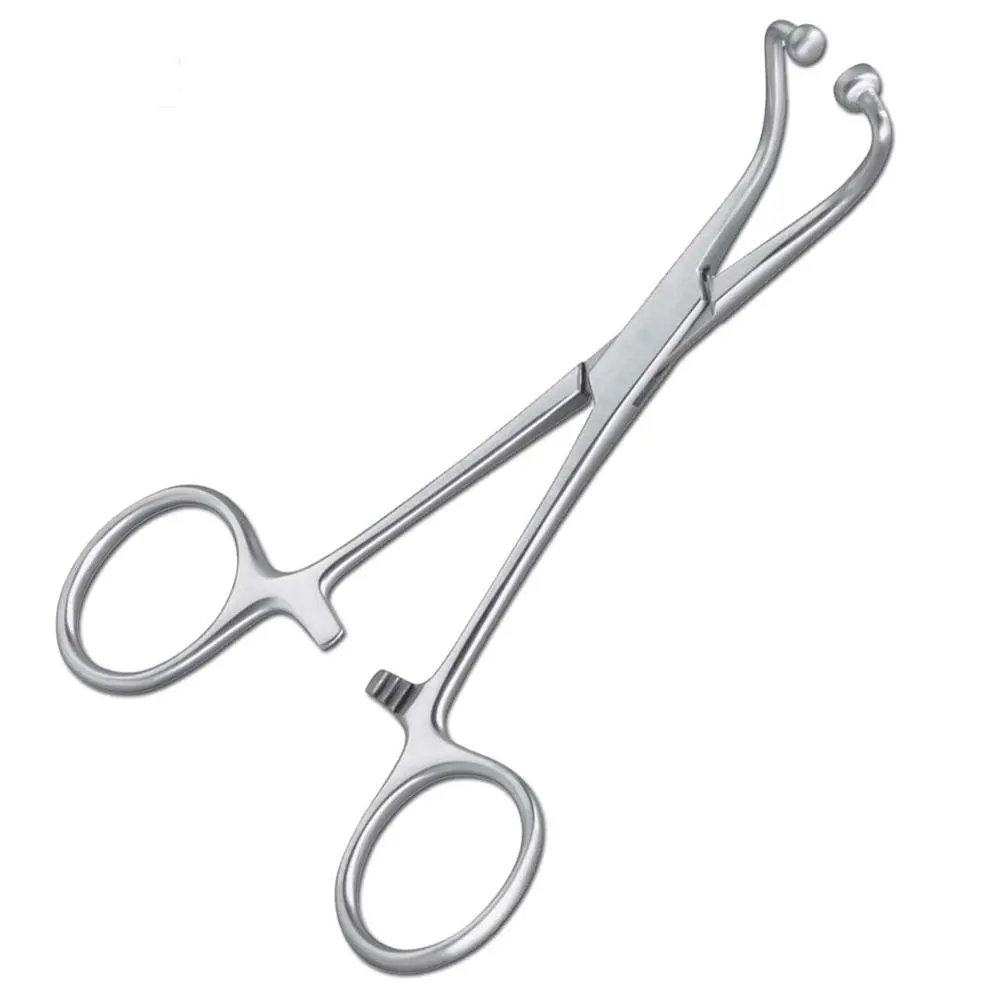 
Medical surgical stainless steel Backhaus Towel clamp with Ball and Socket 11.5cm 