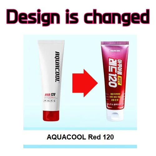 AQUACOOL RED 120 Pain relief gel cream for for Arthritis Back Pain Sore Muscles Joints Sports massage care cream