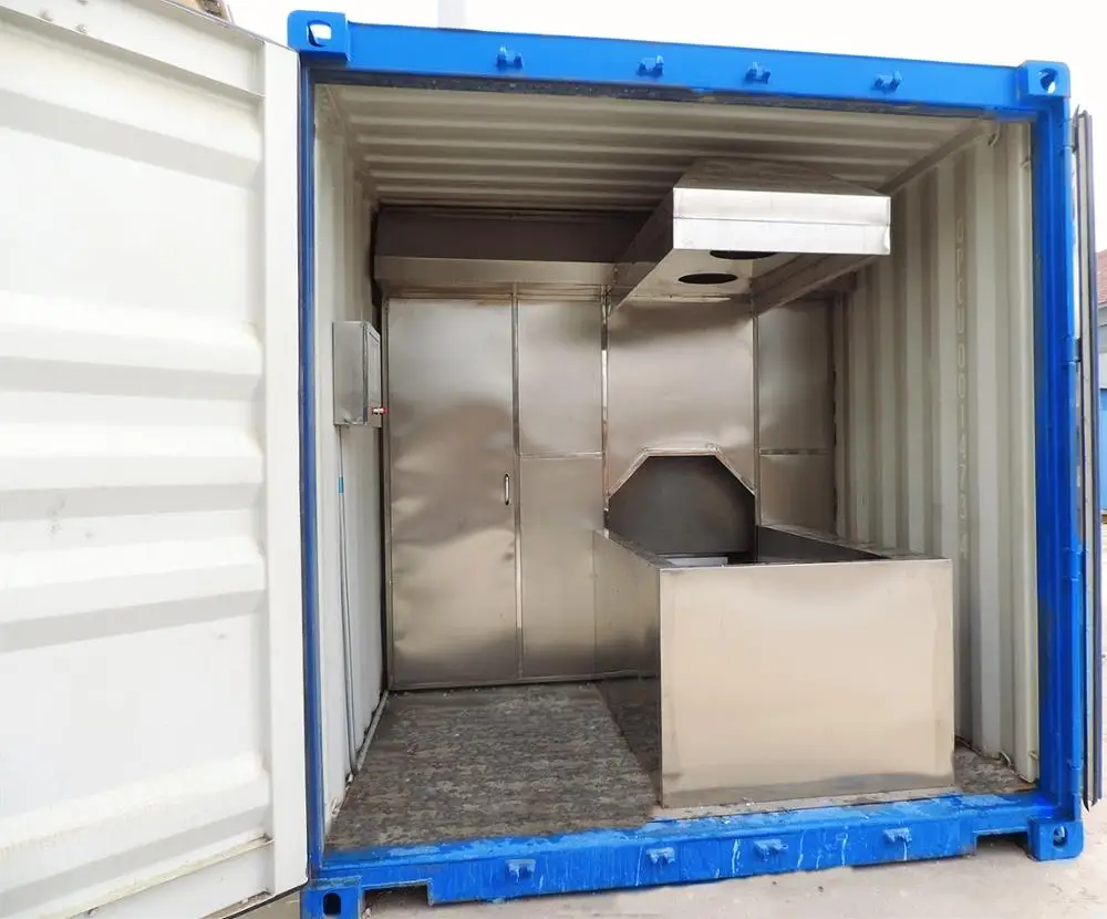 220V 50HZ Electrical Diesel Crematorium Machine Container Type Burn Human Body Cremation Furnace with CE ISO Certificate 2021