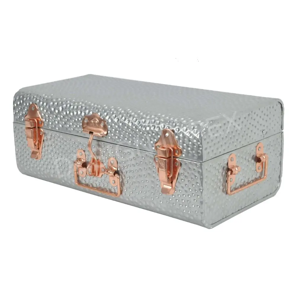 Wholesale Supply Elegant Trunk Box Set of Three Multifunctional Useful Metal Trunk Box And Cases At Reasonable Price