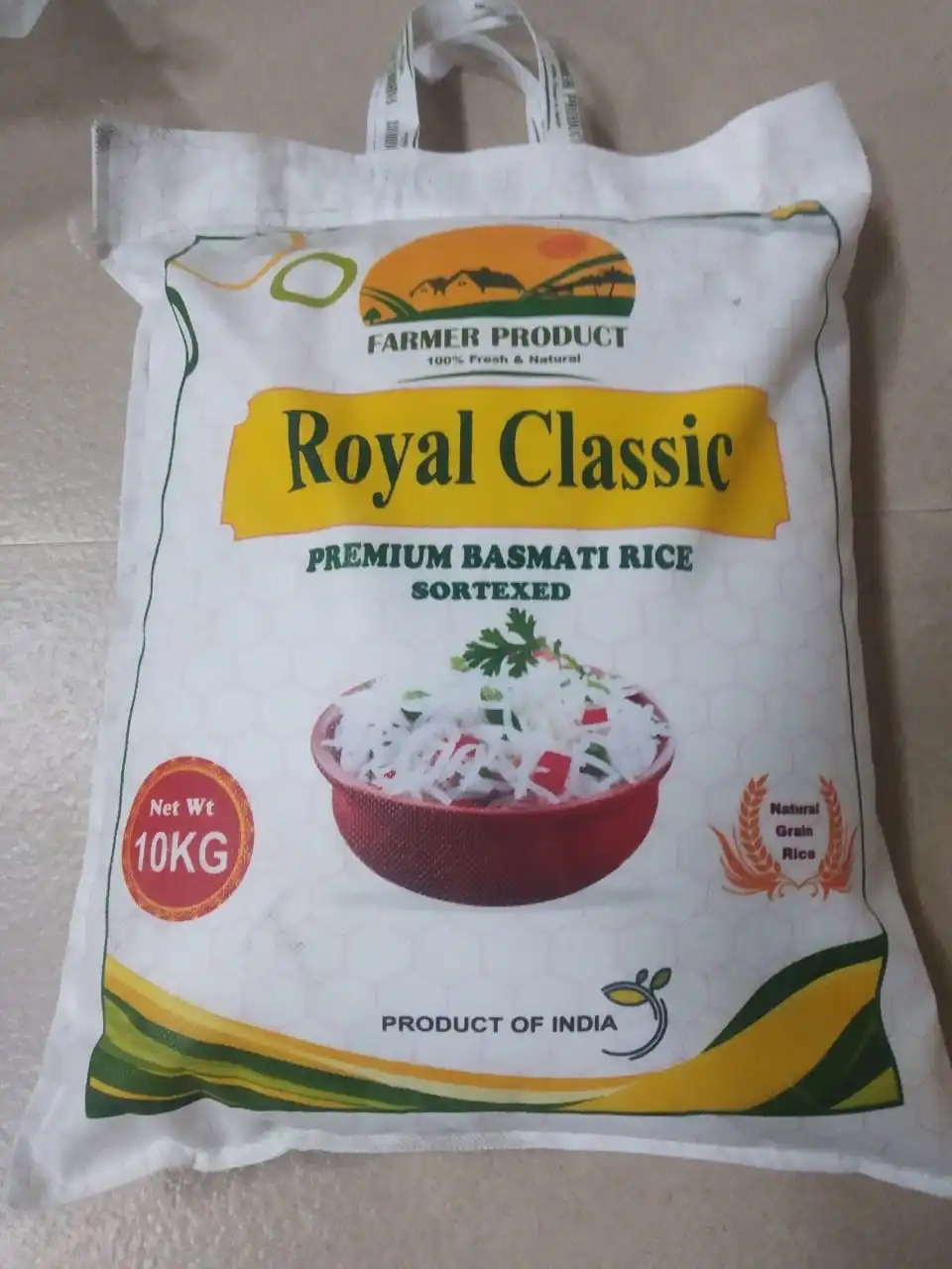 
Long Grain White Basmati Rice/ Basmati 1121 White Sella 