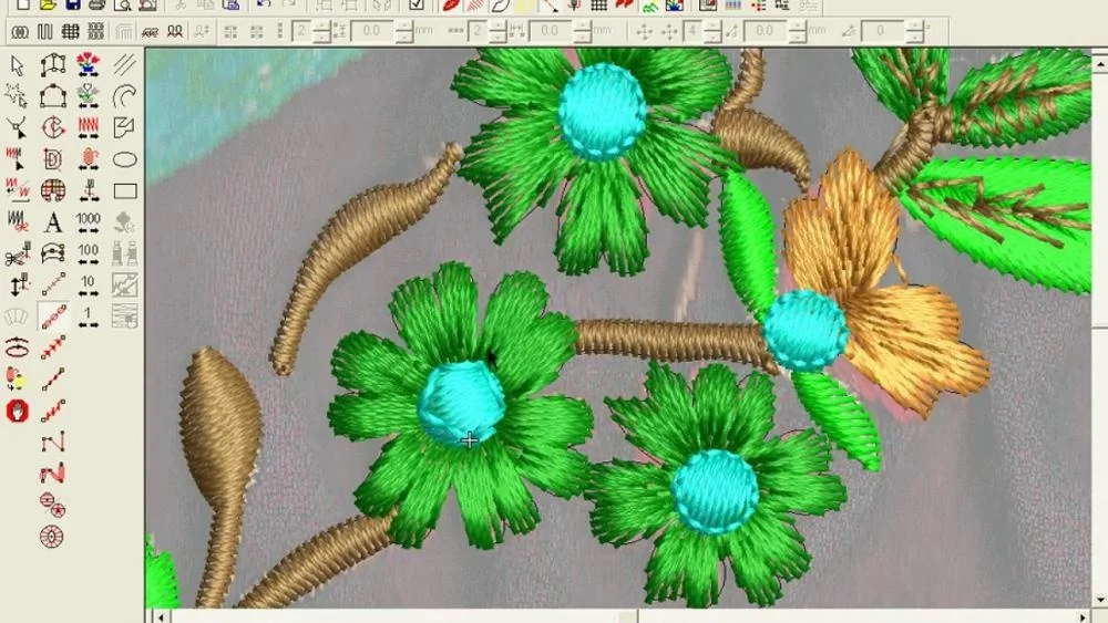 
Wilcom embroidery machine software online for sports wear clothing top quality material design 