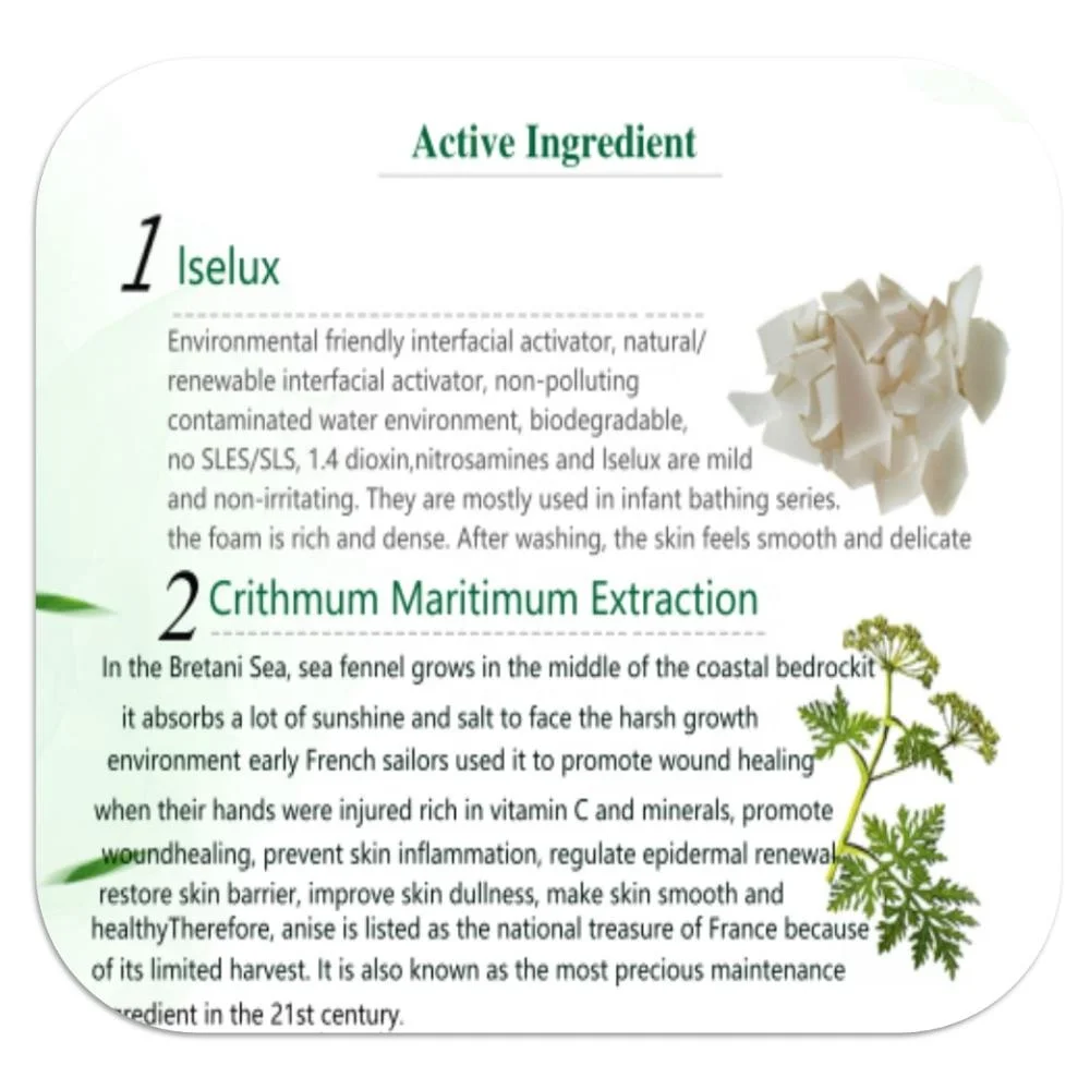 
Deep cleansing and anti sensitive mousse Facial Wash 