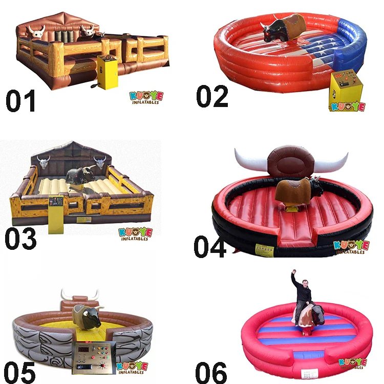 Inflatable mechanical rodeo-Bull, Mechanical Bull, inflatable outdoor mechanical ride