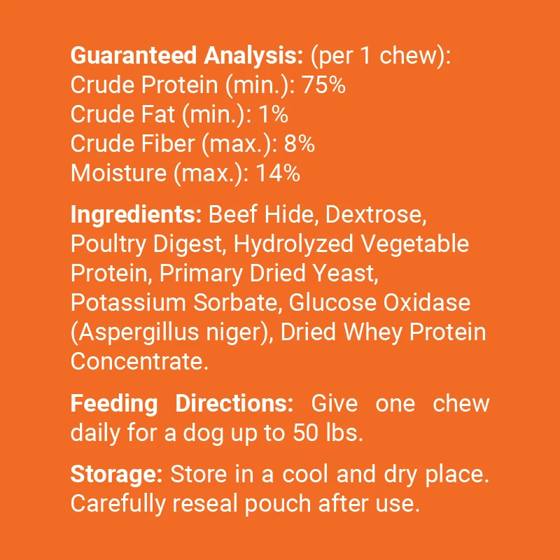 Rawhide Dental Chews 10ct for Small and Large Aggressive Dogs Chewing Dogs Extra Dental Care Digestible Dental Sticks for Dogs