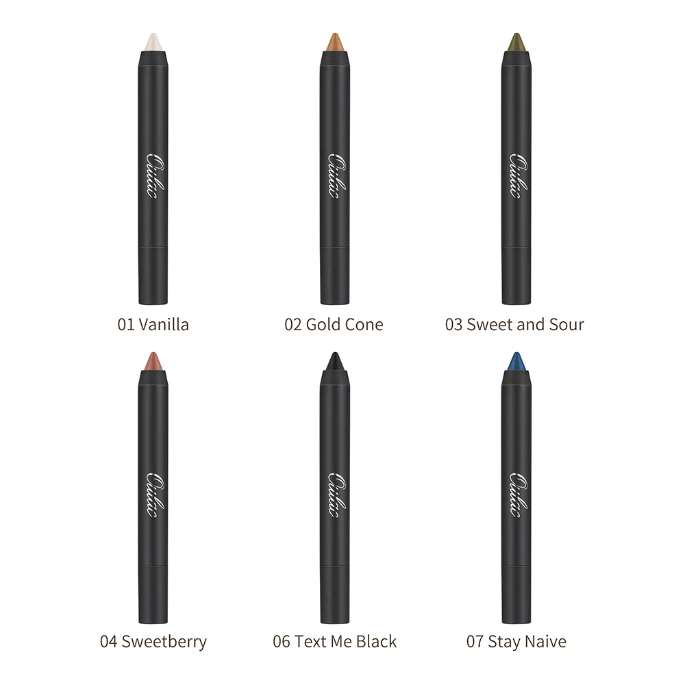 OULAC problack wholesales professional long lasting high pigment makeup pencil cosmetics stick cream shadow stick