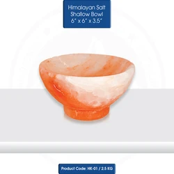 Himalayan Salt Shallow Bowls