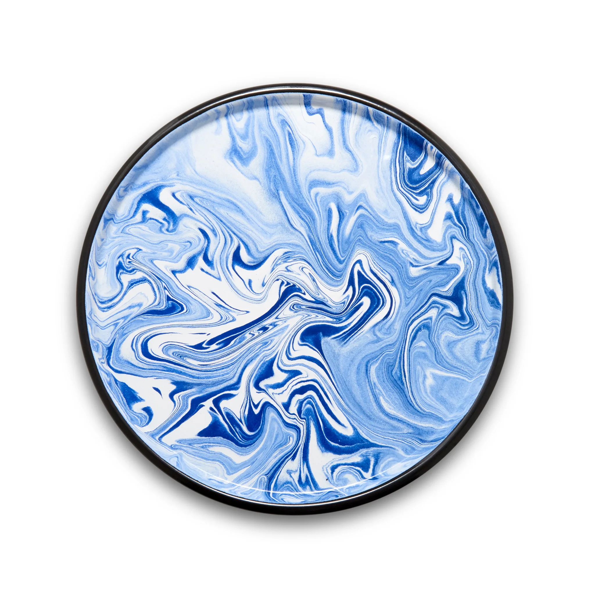 Круглый металлический поднос королевский зеленый круглый для сервировки еды пустынного торта 12 дюймов