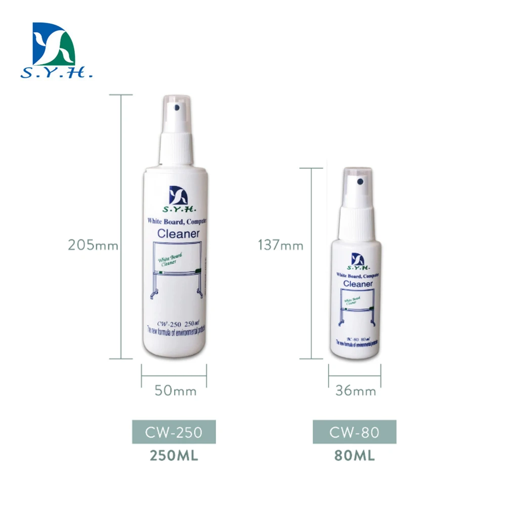 
250ML whiteboard cleaning spray white board cleaner display cleaning fluids 