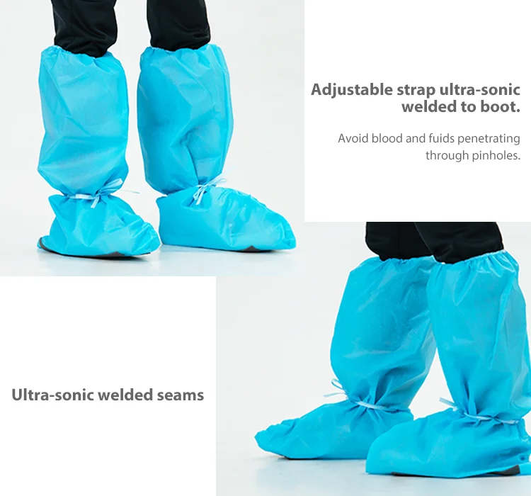 Anti-slip Cleanroom Antistatic ESD Disposable Shoe Boot Cover