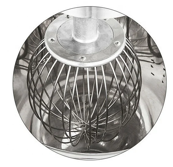 High Quality Dough Maker Egg Flour Food Mixer Machine Baking Equipment Spiral Dough Mixers 15L Free Stand Mixer with Safty Cover