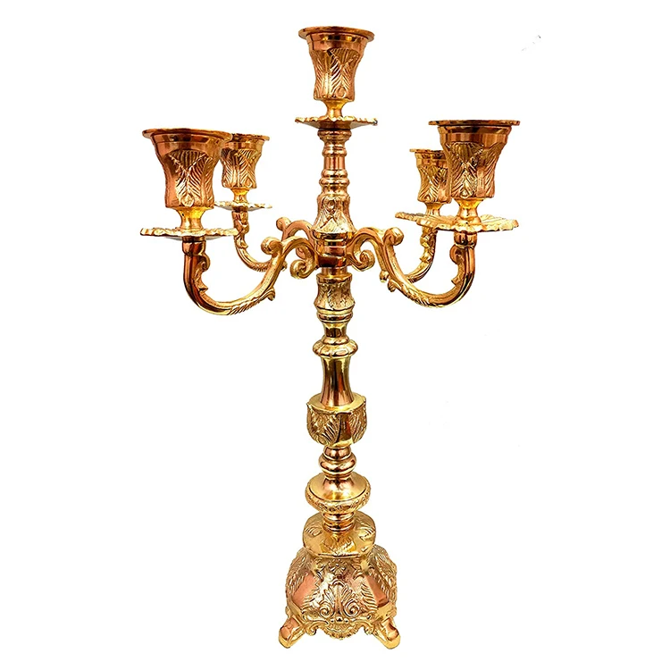 Affordable rate 5 Arms Luxury Wedding Crystal Candelabra Best Metal Candelabra Tall Votive Candle Holder Buy At Cheap Price