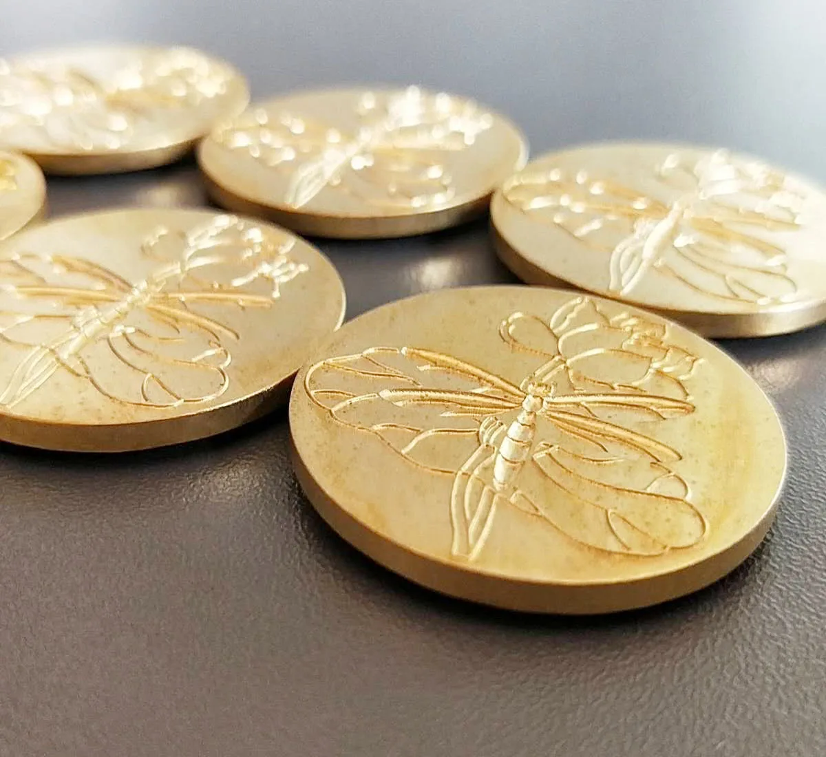 Cosmetics Custom Eyeshadow Powder Pressing Logo  Copper PlateMould for Press  Mold Tool