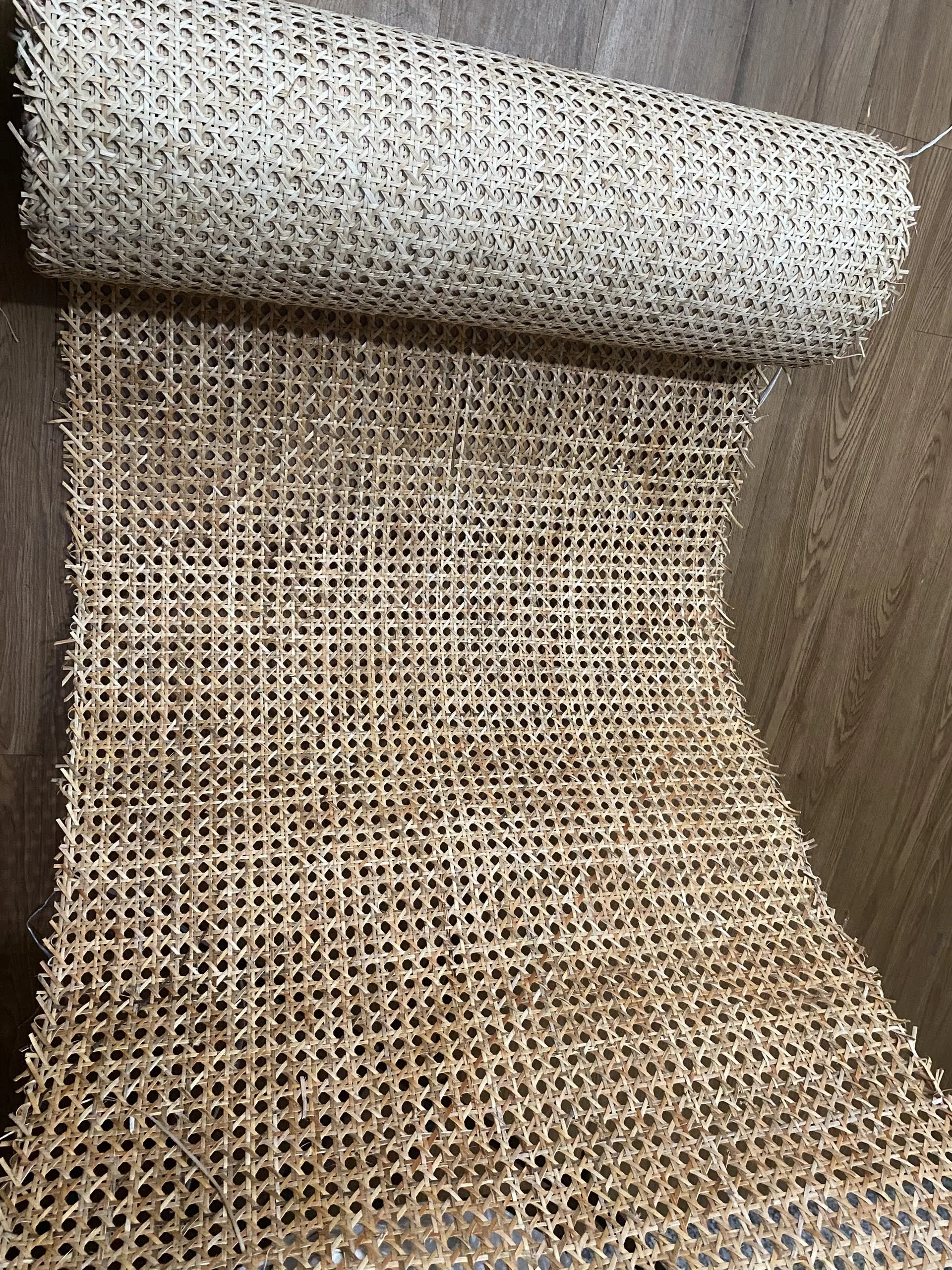 Wholesale Rattan Cane Webbing Roll/ Natural Mesh Furniture Bleached Rattan Cane Webbing Competitive Price