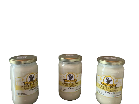 Miel blanc du Kirghizistan, acheter des miels blancs 100% miel naturel pur du Kirghizistan