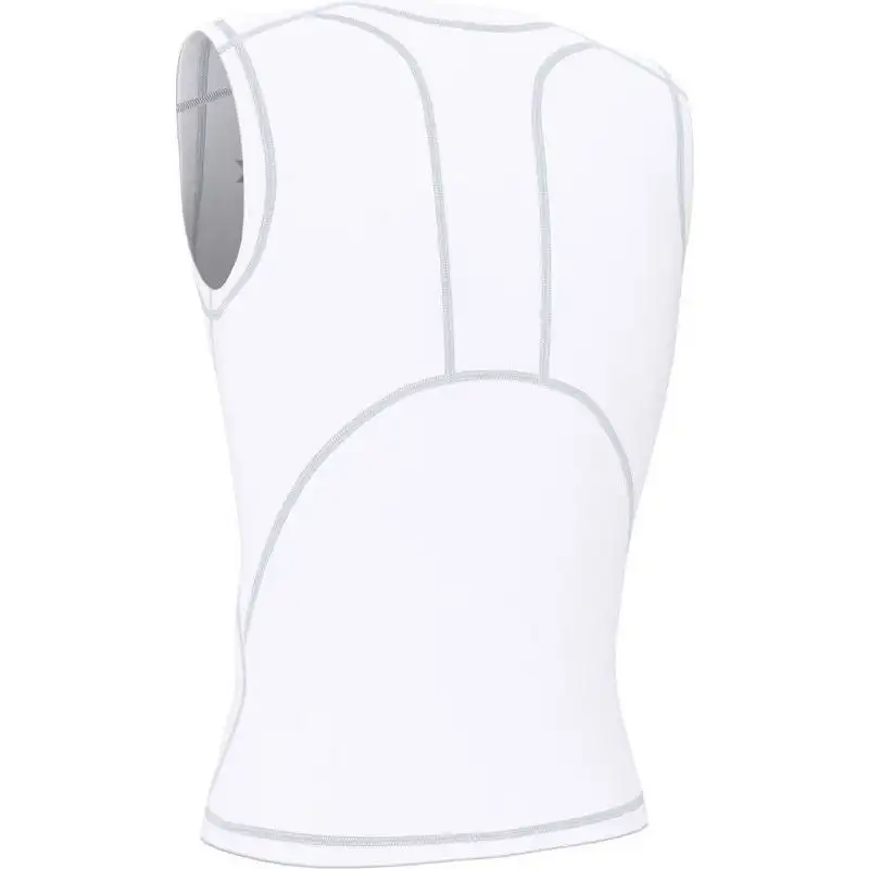 
Sleeveless Patchworks Design Custom Logo Solid Color Men Base Layer Tank Tops 