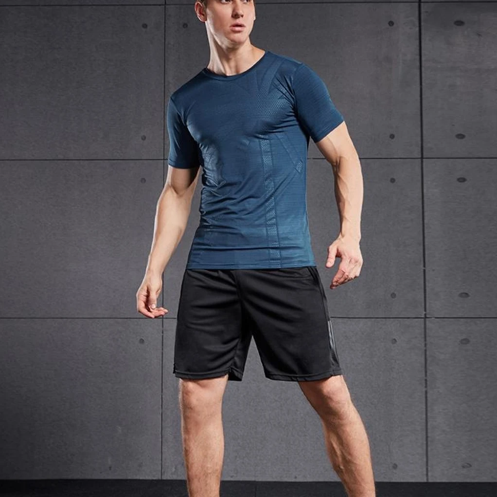 Gym shorts custom shorts two pieces half sleeve t shirts & shorts for couples summer track suits