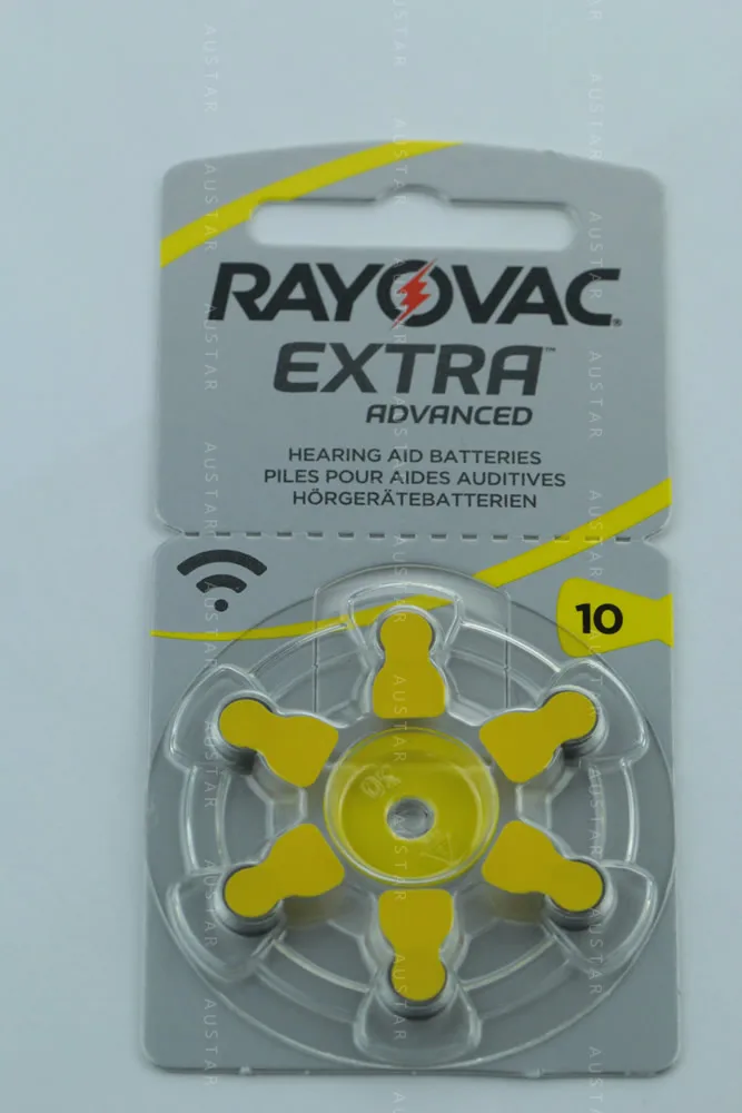  Rayovac hearing aid batteries 10 13 312 675 Non-rechargeable battery for