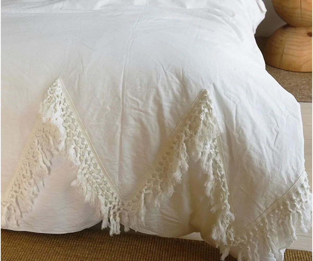 high quality and good product Duvet Cover Bedding Tufted  Design 100% Cotton Queen use for home hotel