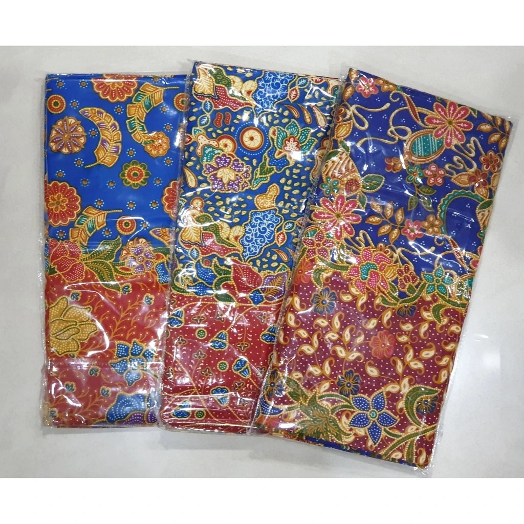 
Wholesale Malaysia Batik 100% cotton fabric machine print with floral design pattern 