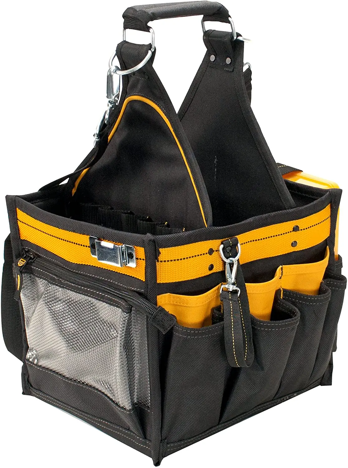 Heavy Duty Electrical and Maintenance Tool Carrier & Parts Tray with 23 Pockets Carry Case Tool Bags