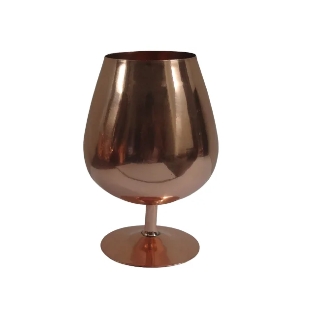 Large Solid Copper Snifter Goblet Cups Large Moscow Mule Cups Copper Wine Glasses Cocktail Champagne Snifter Goblet
