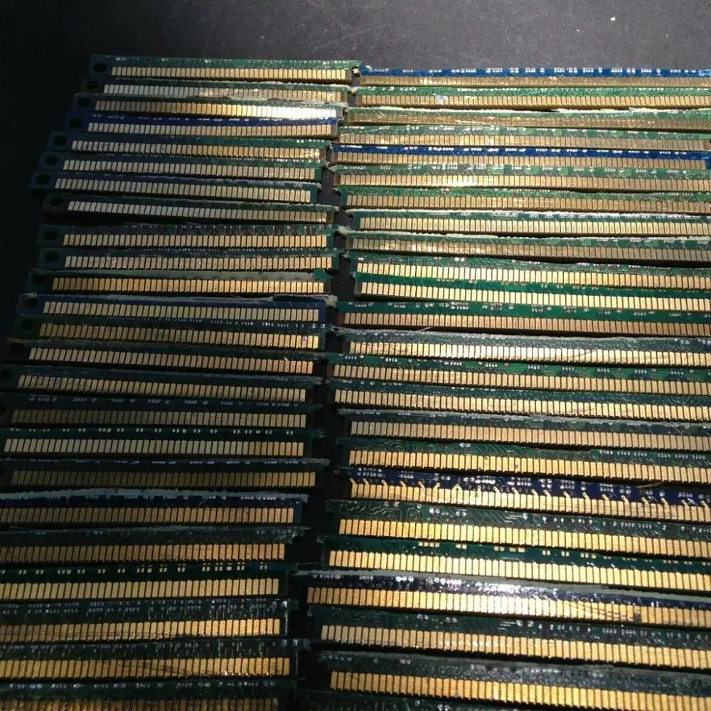 MEMORY RAM GOLD FINGERS FOR SCRAP GOLD RECOVERY