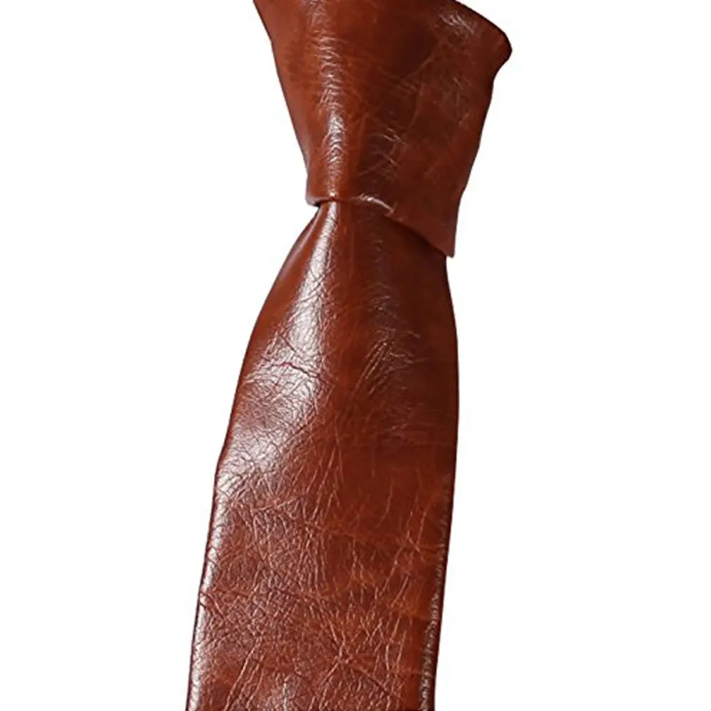 Галстук-бампер из натуральной воловьей кожи унисекс