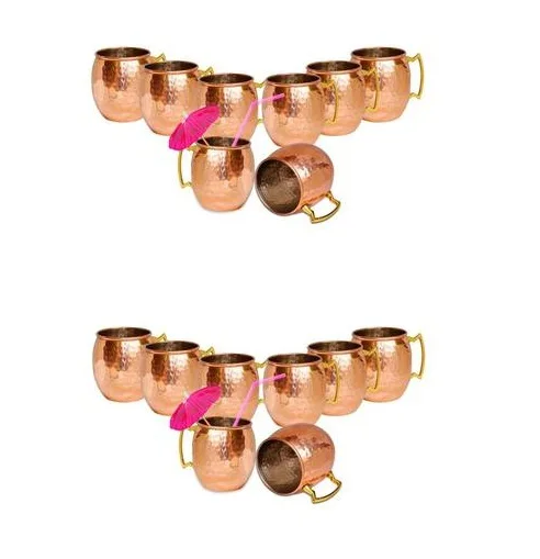 Manufacturer cheap beer cup Moscow Mule Copper mug