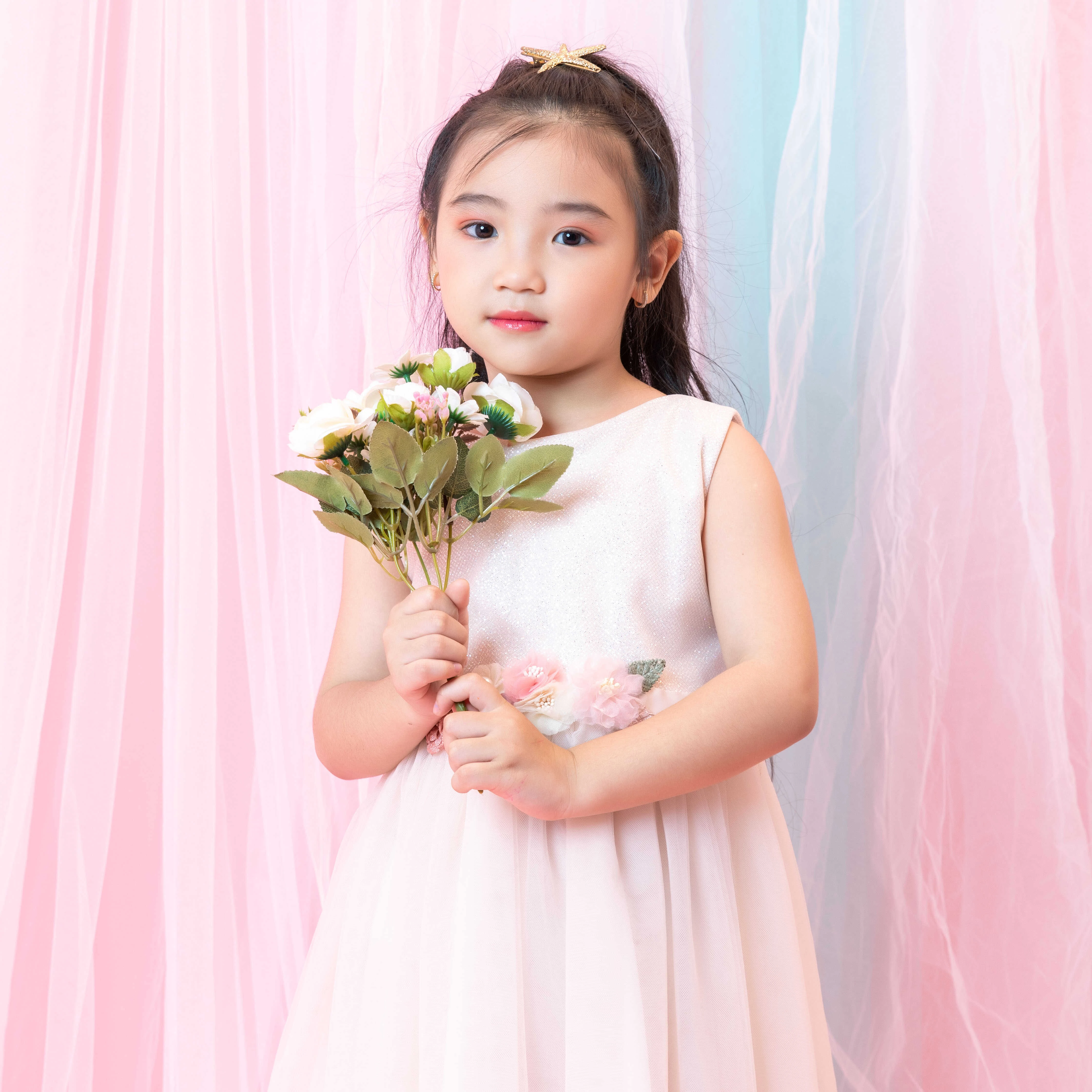  Платье принцессы ручной работы для маленьких детей платье в Королевском Стиле девочек