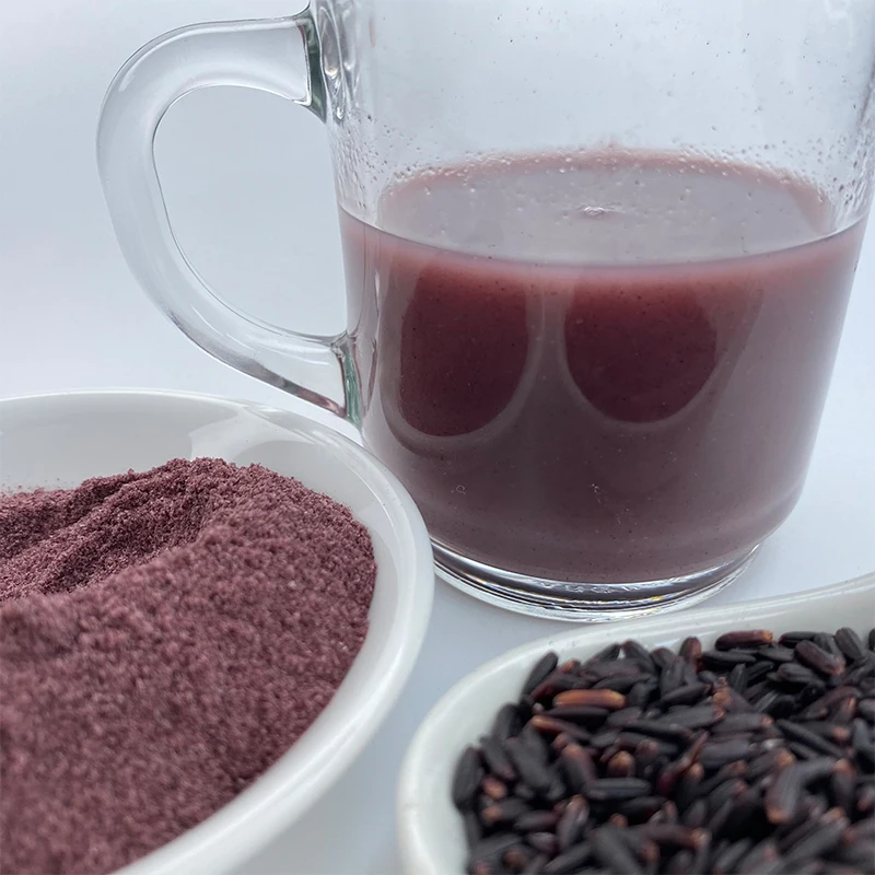 
Healthy Breakfast Meal replacement 100% Pure Riceberry Powder - Instant Drinks Can Be Used As Salad or Bread Topping 